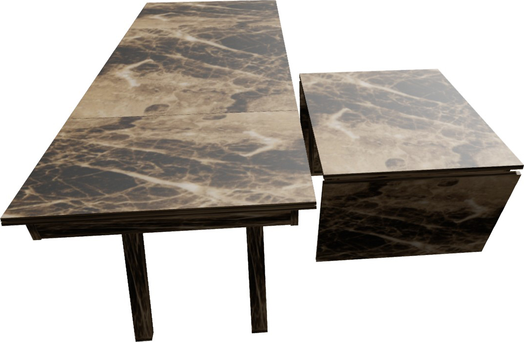 Combined table and dining table (kitchen) MDF, Coating Laminated
