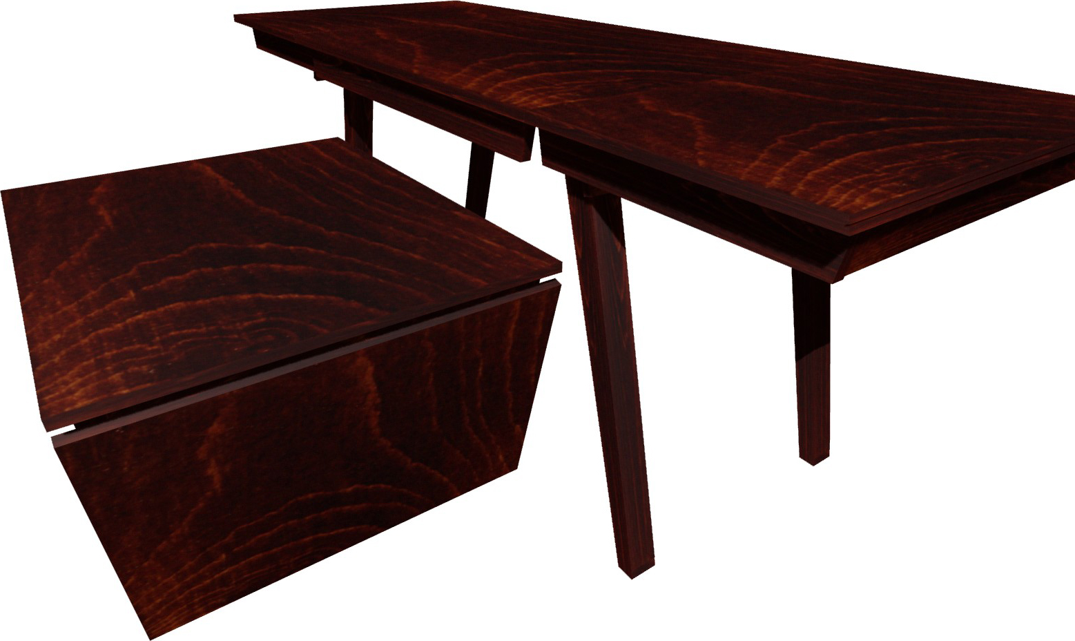 Combined table and dining table (kitchen), Coating veneer. Bajt and